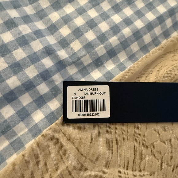 NWT I.AM.GIA Textured Cream Mini Dress - Picture 5 of 6